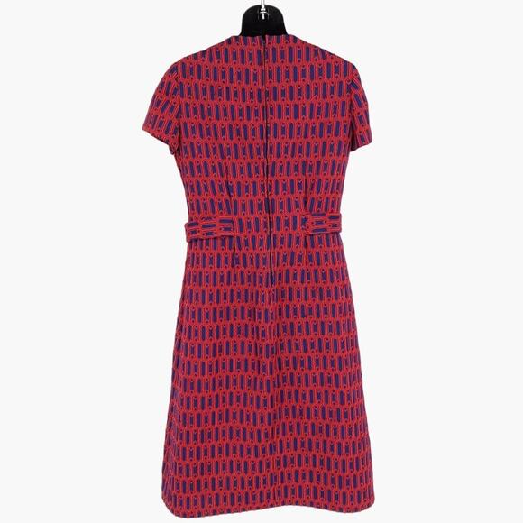 Vintage 60's Rona Shift dress with Matching Coat Jacket Women's Size Medium Red - Picture 5 of 10